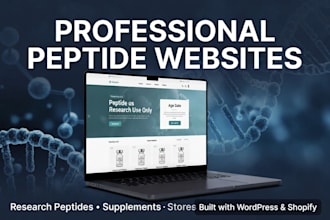 build peptide website peptide store supplement website research peptide peptide