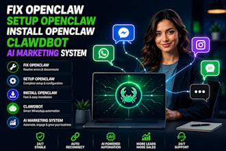 fix openclaw setup openclaw install openclaw clawdbot claude ai marketing system