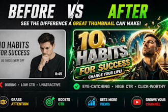 create high CTR youtube thumbnail designs with ai