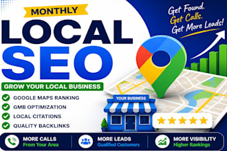 do monthly pro local SEO and google my business optimization