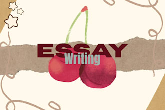 write an essay for your school