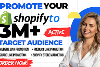 promote shopify store product website share link promotion shopify seo marketing