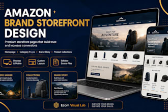 design amazon brand storefront for your store