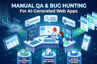 manually QA test your ai generated web app and find bugs