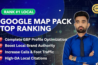 do local SEO, GEO, and gbp optimization for google map pack ranking