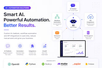 create ai chatbots automation and API integrations