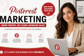 be your pinterest marketing manager for business growth