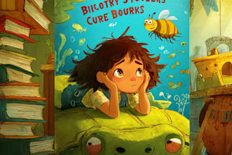 create an eye catching childrens book cover