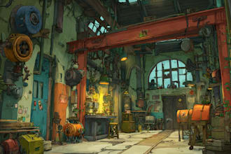 draw 2d game environment concept art platformer background fantasy cozy room art