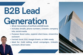 generate targeted b2b leads for cold outreach and sales