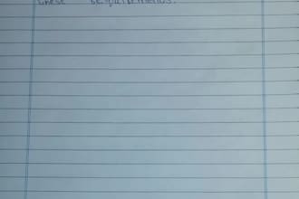 handwrite anything in a good cursive writing and creative writing