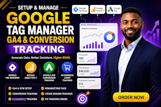 setup ga4 google tag manager and conversion tracking