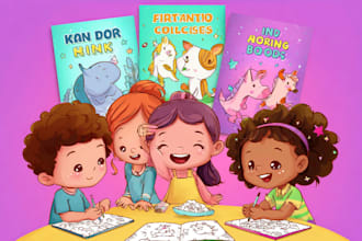 draw colorful childrens book illustrations