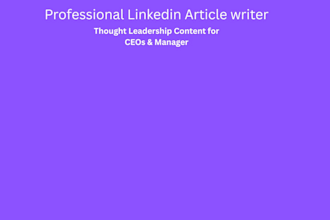 write powerful thought leadership and executive articles