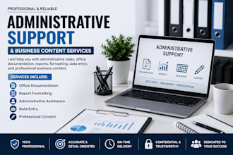 provide professional administrative support and content