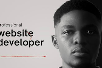 develop a well responsive website for you