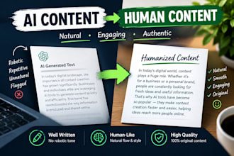humanize ai content to sound natural and engaging