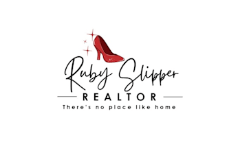 make elegant sophisticated logo for ruby slipper realtor