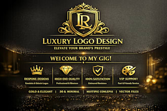 create a premium luxury logo design for yor brand