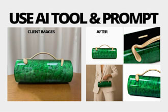 create ai product photography with ai realistic model