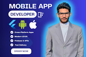 develop a flutter app for ios and android