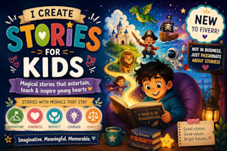 write fun and educational moral stories for children
