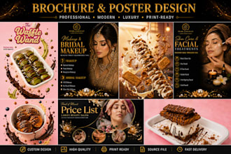 design modern business posters and brochures