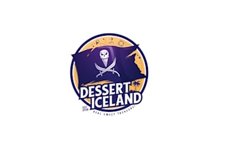 design pirate ice cream and dessert brand logo