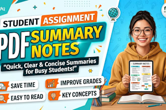 write clean well formatted student assignments and notes
