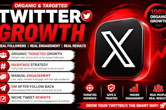 do twitter marketing organically to increase follower