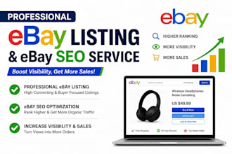 do professional ebay listing and ebay SEO service