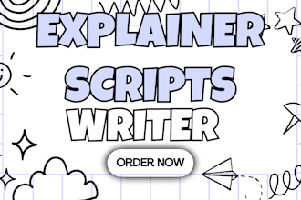 write an engaging explainer video script that converts