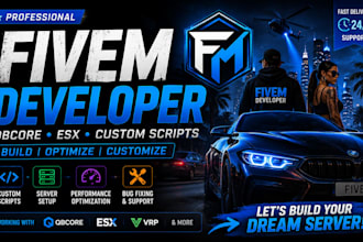 setup and optimize your professional fivem roleplay server