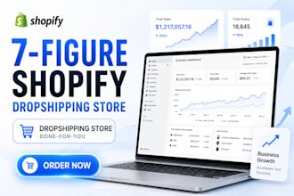 create a 7 figure branded shopify dropshipping store