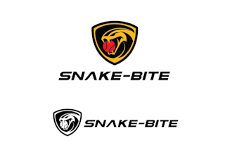 design snake bite tennis product brand logo