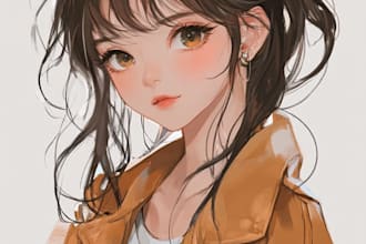 do a anime character
