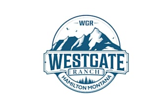 design aesthetics classy logo for our montana ranch