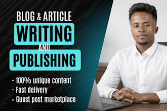 write and publish blog post, SEO article