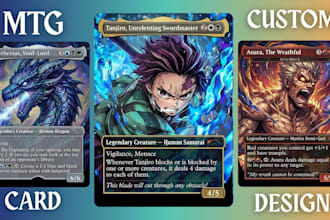 design custom mtg card fantasy card trading card mtg alter for came game purpose