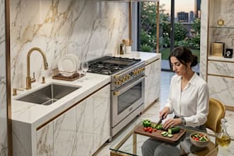 generated professional ai images and luxury product presentations