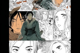 create professional comic book art and dynamic story pages