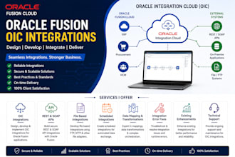 develop oracle fusion oic integrations and apis