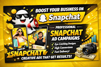 create an approved snapchat ad campaign to promote your business