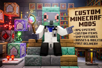 create custom minecraft mods for you