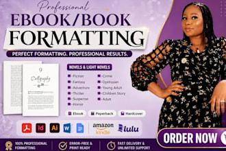 do fiction romance book formatting KDP paperback ebook layout fantasy book cover