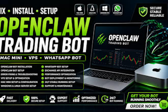 fix setup install open claw mac mini bot whatsapp openclaw trading bot vps setup