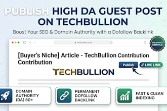publish a high da guest post on techbullion