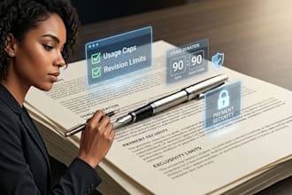 draft a professional ugc creator contract or brand agreement