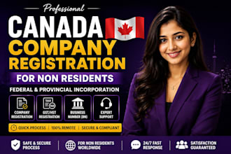 register your canada company for non residents with gst hst bn