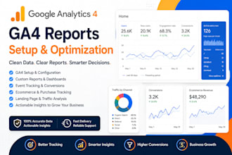 optimize ga4 landing page reports with session and event data
